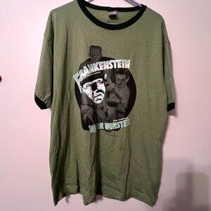 VTG Frankenstein The Horror Man or Monster Halloween T-shirt Men’s XL 2005